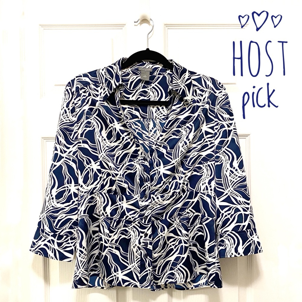 π Ann Taylor Peplum blouse - Picture 1 of 2